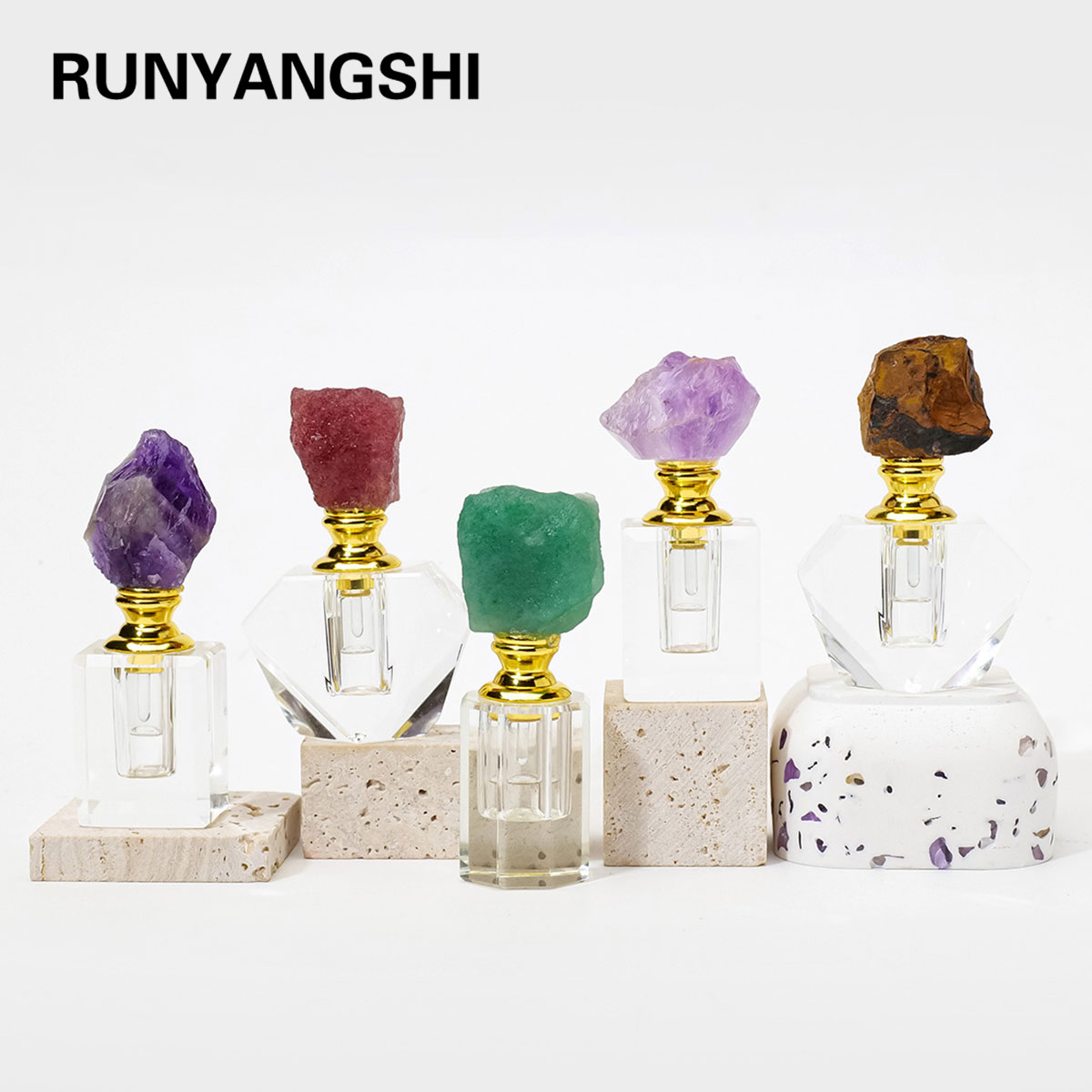 Perfume Fragrance Ingredients - 1PC Natürliche Amethyst Kristall Cluster Heilstein
