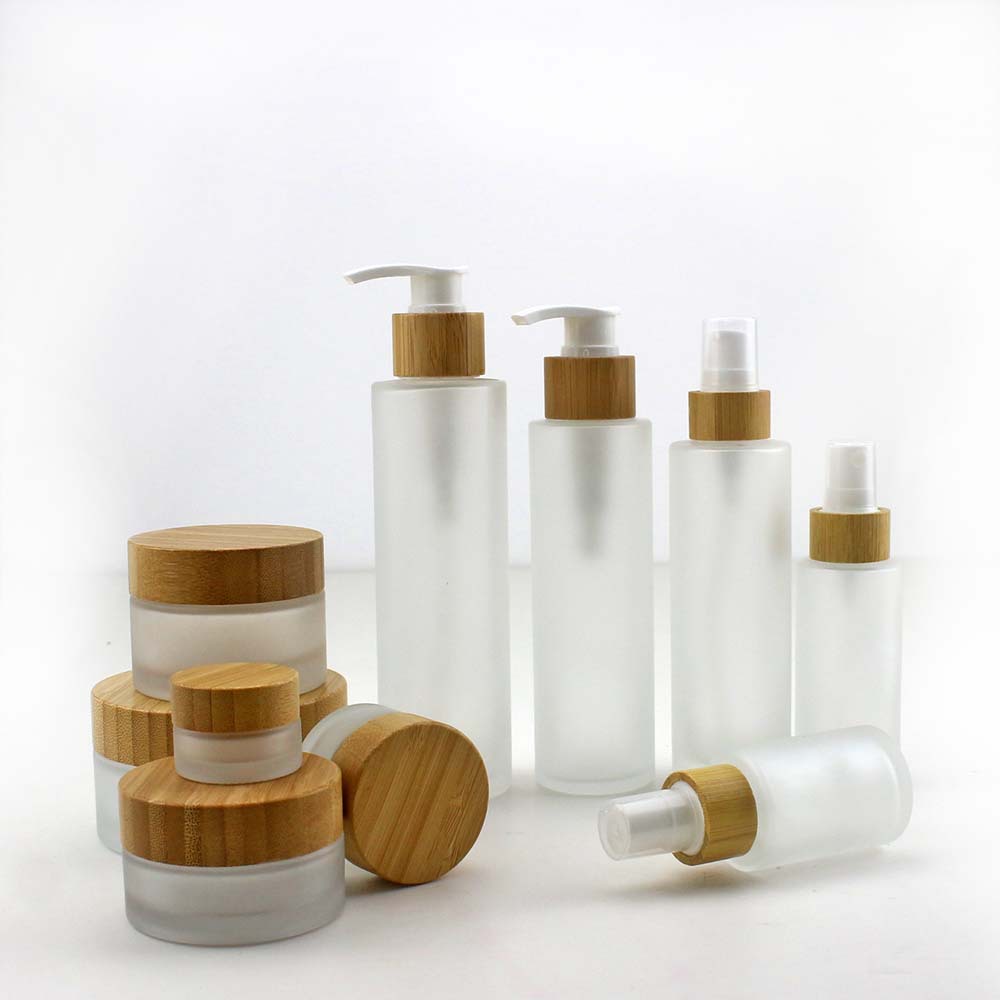Perfume Fragrance World Qahwa - Natürliche Bambus Parfüm Flasche Milchglas Leere