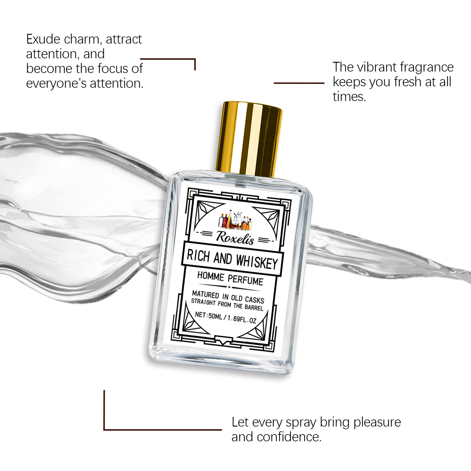 Roxelis 50ml Charm Whisky Herr – Perfume The Fragrance Bewertung und Preis
